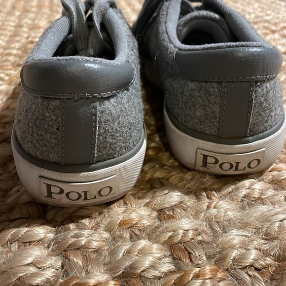 Polo Terrycloth Grey Tennis Shoes - Picture 3 of 4